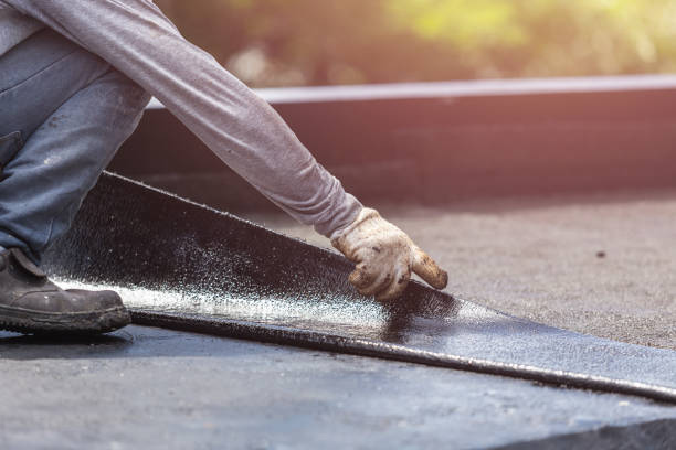 Professional Waterproofing technician working in Richland, GA